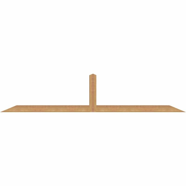 Ekena Millwork Portland Smooth Timber Gable Bracket, Western Red Cedar, 96"W x 20"H x 3 1/2"D x 3 1/2"F, 5/12 Pitch GBW096X20X0404POR00SWR - main